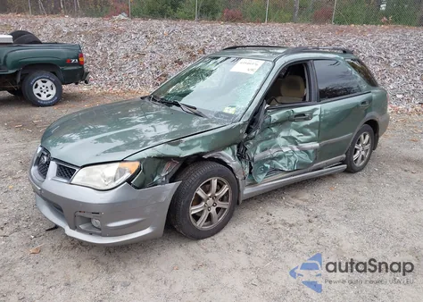 2007 Subaru Impreza Outback Sport z USA, uszkodzony, nr VIN JF1GG63637G804426